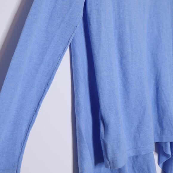LILLY PULITZER NEW Danique Coolmax Open Cardigan Heathered Blue Peri Women's 2XS - Picture 8 of 15